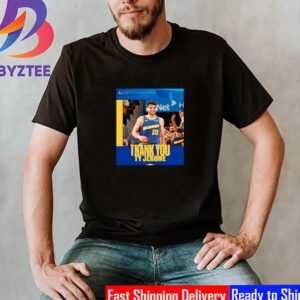 Official Golden State Warriors Thank You Ty Jerome Unisex T-Shirt