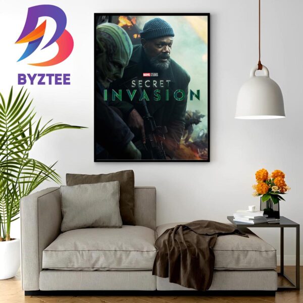 Official Poster For Secret Invasion Of Marvel Studio Home Decor Poster Canvas