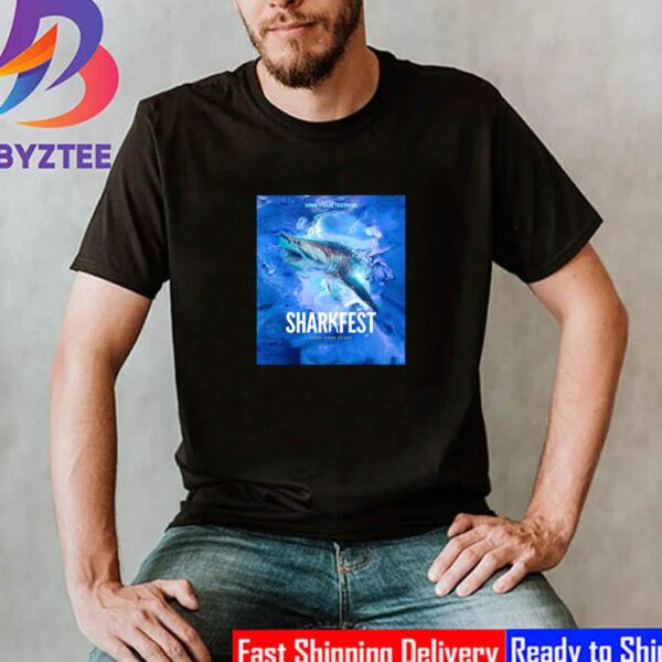 Official Poster Shark Fest Of Disney Unisex T-Shirt