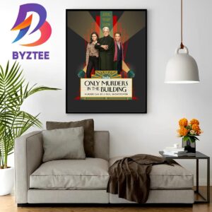 Only Murders In The Building Season 3 Official Poster Home Decor Poster Canvas
