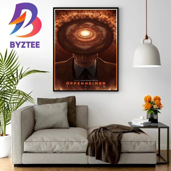 Oppenheimer Poster Illustration Home Decor Poster Canvas