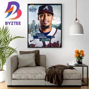 Orlando Arcia Shortstop In MLB All-Star Starters Reveal Of National League Home Decor Poster Canvas