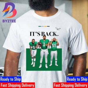 Philadelphia Eagles Its Back Poster Classic T-Shirt
