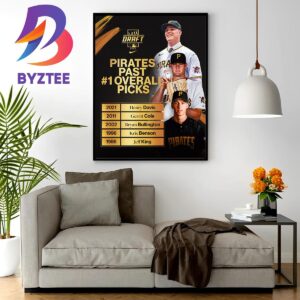 Pittsburgh Pirates Past No 1 Overall Picks MLB Draft Home Decor Poster Canvas