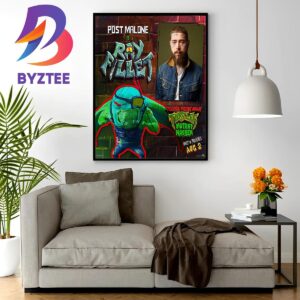 Post Malone As Ray Fillet In TMNT Movie Mutant Mayhem Home Decor Poster Canvas