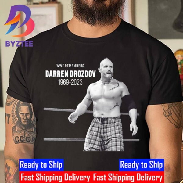 RIP Darren Drozdov 1969 2023 Thank You For The Memories Unisex T-Shirt