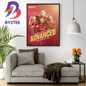 Real Salt Lake Advanced Round Of 32 For Leagues Cup 2023 Home Decor Poster Canvas