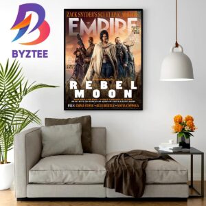 Rebel Moon Poster On Cover Of EMPIRE Magazine Home Decor Poster Canvas