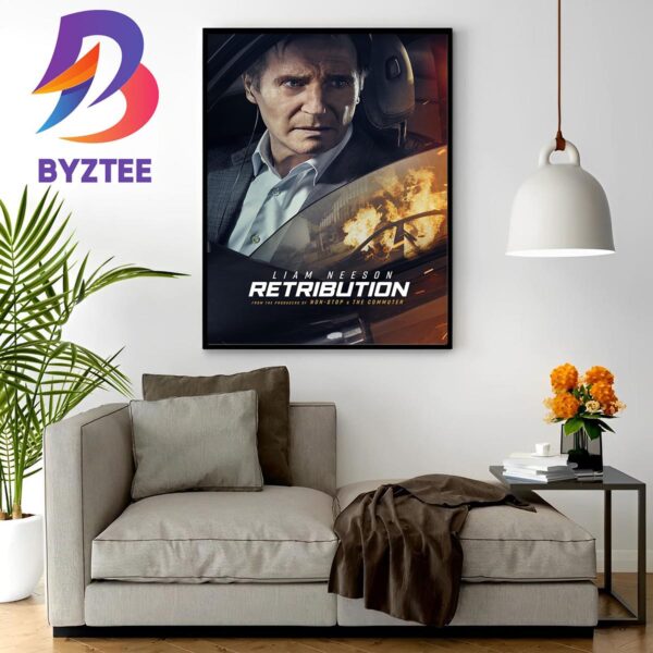 Retribution 2023 With Starring Liam Neeson New Poster Movie Home Decor Poster Canvas