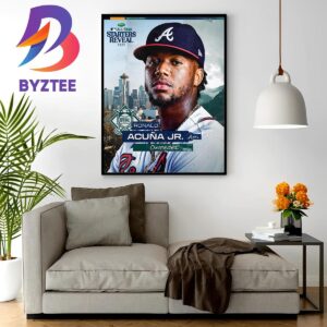 Ronald Acuna Jr Of National League In 2023 MLB All Star Starters Reveal Home Decor Poster Canvas