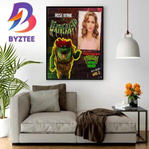 Rose Byrne As Leatherhead In TMNT Movie Mutant Mayhem Home Decor Poster Canvas