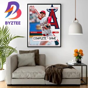 Shohei Ohtani Blanks Detroit With First MLB Shutout Wall Decor Poster Canvas