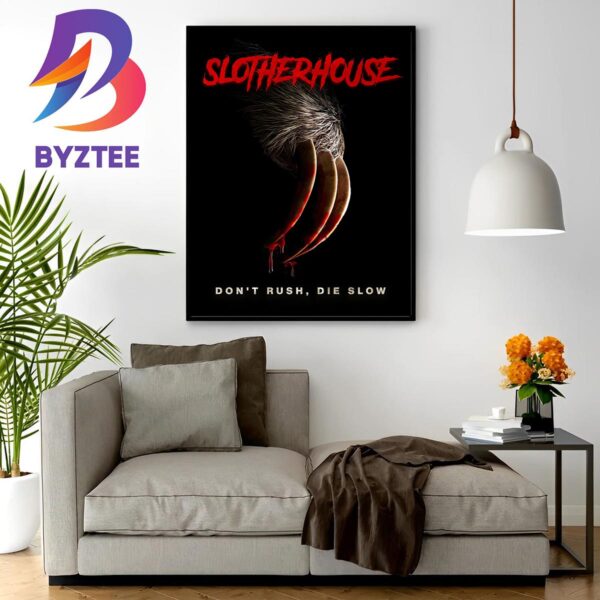 Slotherhouse Official Poster Wall Decor Poster Canvas
