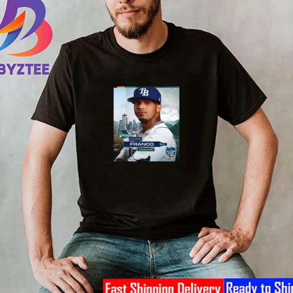 Tampa Bay Rays Shortstop Wander Franco In The AL 2023 All Star Team Unisex T-Shirt