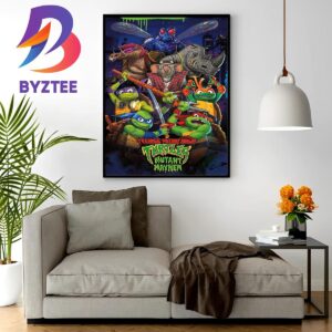Teenage Mutant Ninja Turtles Mutant Mayhem 2023 New Poster Art By Fan Home Decor Poster Canvas