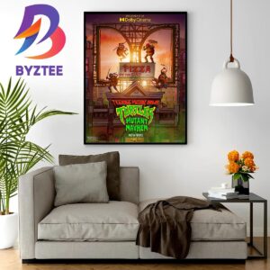 Teenage Mutant Ninja Turtles Mutant Mayhem Dolby Cinema Exclusive Artwork Poster Home Decor Poster Canvas