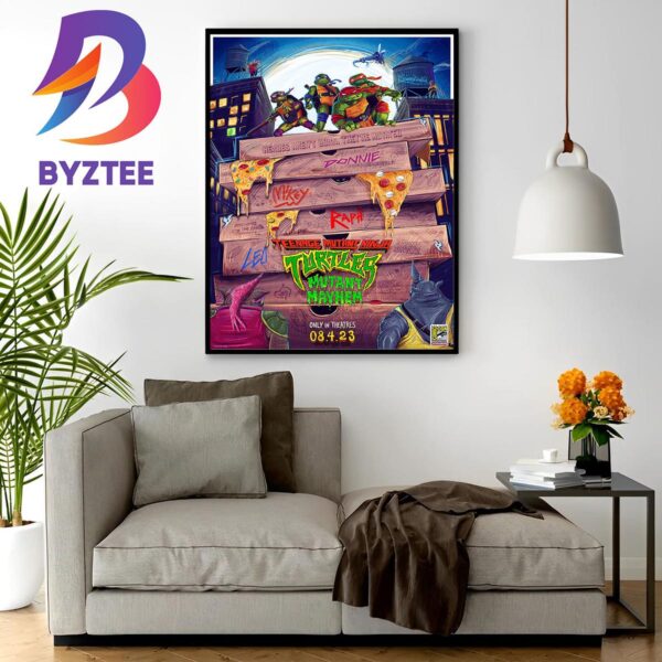 Teenage Mutant Ninja Turtles Mutant Mayhem New Poster By Fan Home Decor Poster Canvas