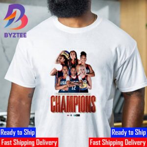 The 2023 FIBA 3×3 Nations League Americas Conference Champions Are The USA U23 Women Basketball Classic T-Shirt