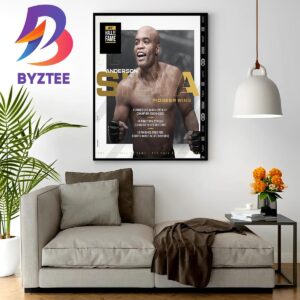 The 2023 UFC Hall Of Fame Induction Ceremony Poster For Anderson Silva Pioneer Wing Home Decor Poster Canvas