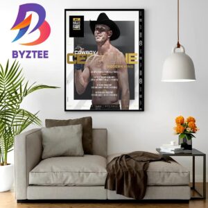 The 2023 UFC Hall Of Fame Induction Ceremony Poster For Cowboy Cerrone Modern Wing Home Decor Poster Canvas
