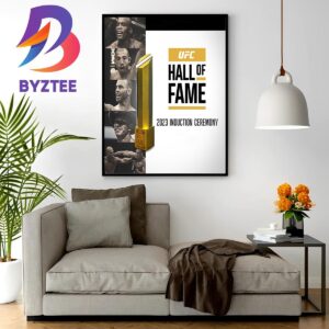 The 2023 UFC Hall Of Fame Induction Ceremony Poster Home Decor Poster Canvas