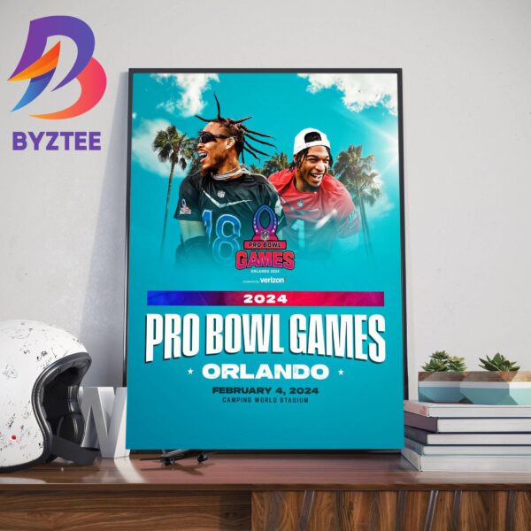 The 2024 NFL Pro Bowl Games Are Heading to Orlando Wall Decor Poster Canvas