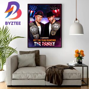 The Family Tony D And Channing WWE And New WWE NXT Tag Team Champions Home Decor Poster Canvas
