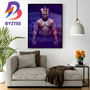 The Knockout King Derrick Lewis The Black Beast At UFC 291 Home Decor Poster Canvas