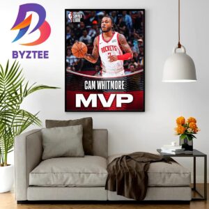 The NBA2K Summer League MVP Is Cam Whitmore Home Decor Poster Canvas