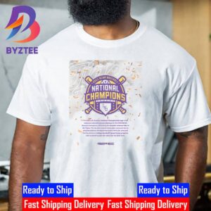 The Powerhouse LSU Tigers The Official Logo Of The 2023 National Champions Unisex T-Shirt
