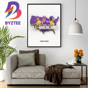 The Powerhouse LSU Tigers Tommy-Paul-Dylan Are 2023 First Team All Americans Home Decor Poster Canvas