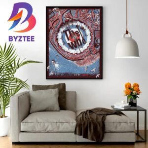 The Who At The Iconic O2 In London July 12th 2023 Official Poster Home Decor Poster Canvas