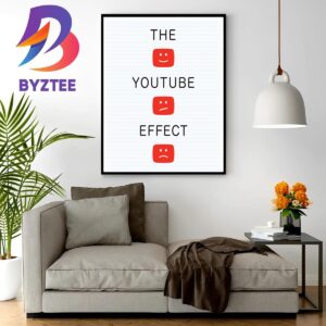 The YouTube Effect Official Poster Home Decor Poster Canvas