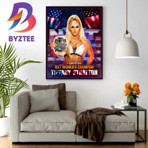 Tiffany Stratton Is The NXT Womens Champion At WWE NXT GAB 2023 Home Decor Poster Canvas