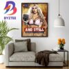 Tiffany Stratton Is The NXT Womens Champion At WWE NXT GAB 2023 Home Decor Poster Canvas