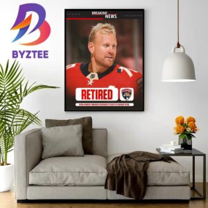 Two Time Stanley Cup Winner Patric Hornqvist Retires At 36 From NHL Home Decor Poster Canvas