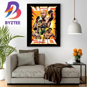 UFC 290 Artist Series Home Decor Poster Canvas