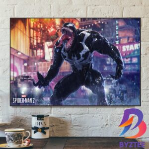Venom In Marvels Spider Man 2 Home Decor Poster Canvas