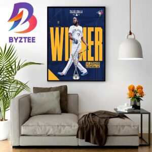 Vladdy Is The Winner 2023 Home Run Derby Home Decor Poster Canvas