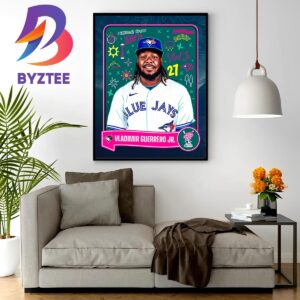 Vladimir Guerrero Jr In MLB Home Run Derby 2023 Home Decor Poster Canvas