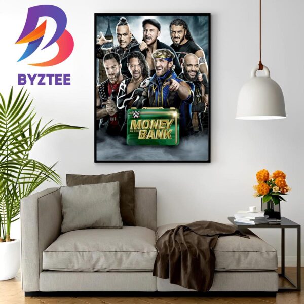 WWE Money In The Bank Ladder Match Home Decor Poster Canvas