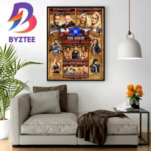 WWE NXT The Great American Bash 2023 Rolls Into Austin TX Home Decor Poster Canvas