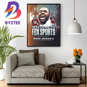 Welcome To FOX Sports Mark Ingram II For College Football Analyst Home Decor Poster Canvas