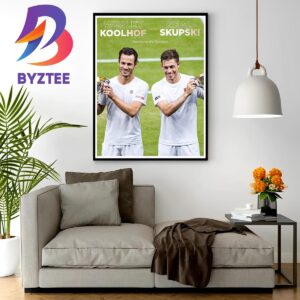 Wesley Koolhof And Neal Skupski Are Gentlemens Doubles Champions At 2023 Wimbledon Home Decor Poster Canvas