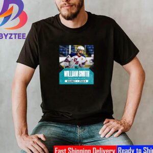 With The 4th Overall Pick In The 2023 NHL Draft San Jose Sharks Select Will Smith Unisex T-Shirt