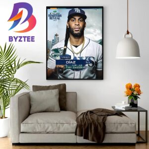 Yandy Diaz Of American League In 2023 MLB All Star Starters Reveal Home Decor Poster Canvas