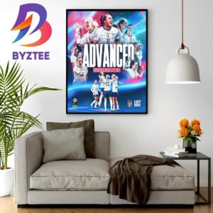 2023 FIFA Womens World Cup The USWNT Advanced To The Round Of 16 Wall Decor Poster Canvas