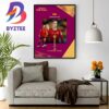 44th Trophy In Career For Trophy King Lionel Messi Wall Decor Poster Canvas