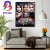 Bianca Belair And New WWE Womens Champion At WWE SummerSlam Home Decor Poster Canvas
