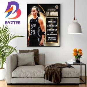 Becky Hammon Basketball Hall Of Fame Class Of 2023 Resume Home Decor Poster Canvas